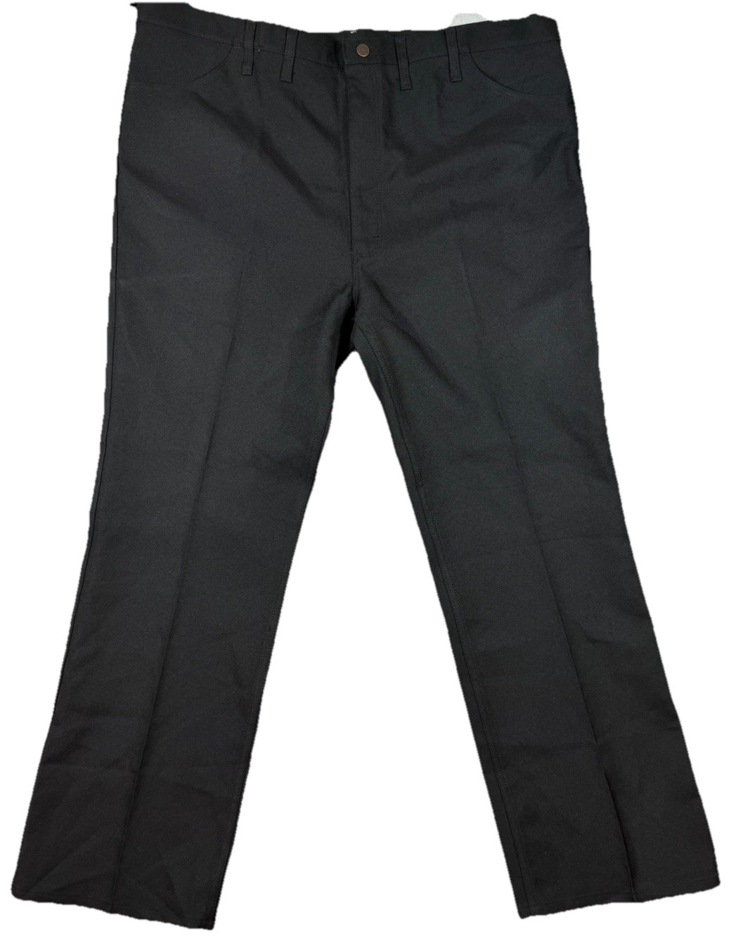 NWT Wrangler Wrancher Pants Black 46x32 82BK Polyester Men’s Dress Pant