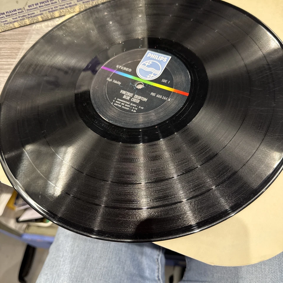 Blue Cheer Vincebus Eruptum 1968 Phillips PHS 600-264 M1-M1 Indy 1st Press - Image 3 of 4