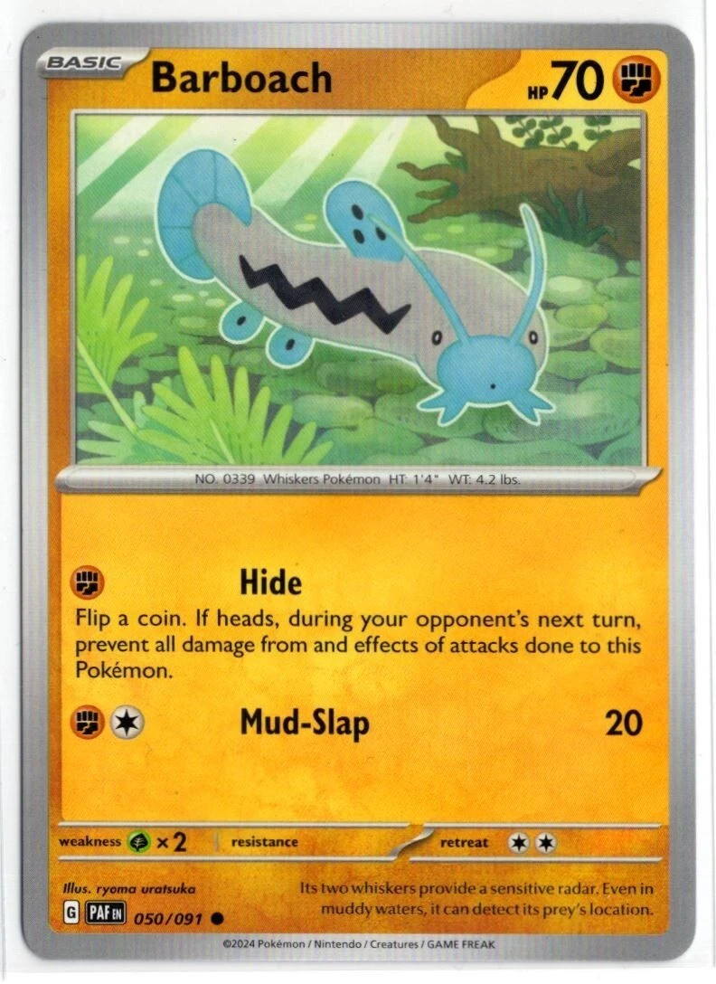 Pokemon Paldean Fates 050/091 Barboach