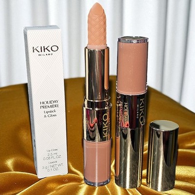 Kiko Milano Holiday Premiere Lipstick & Gloss 01 Enchanting Nude Schmollmund