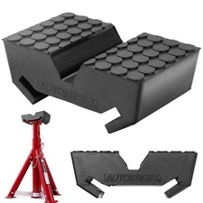 Car Rubber Axle Jack Pad Jacking Stand Pad Adapter Frame Rail Protector Lifting.