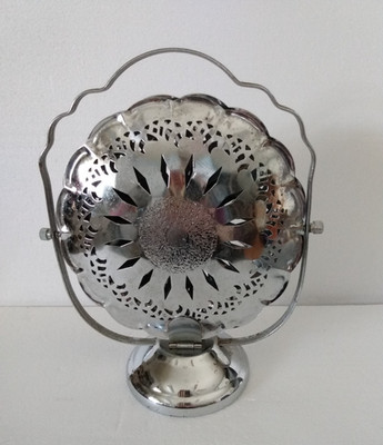 3 Tier BonBon Tray Filigree Silver Design 10'' Tall
