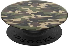 PopSockets Phone Grip with Expanding Kickstand, Nature PopGrip - Woodland Camo