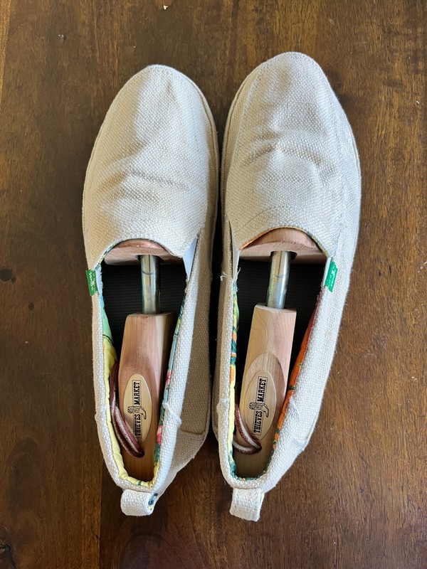 Sanuk Men's Sideline Linen Slip-On Shoes . Size 11