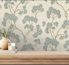 Image of Rasch elegant homes Gingko teal wallpaper 316018