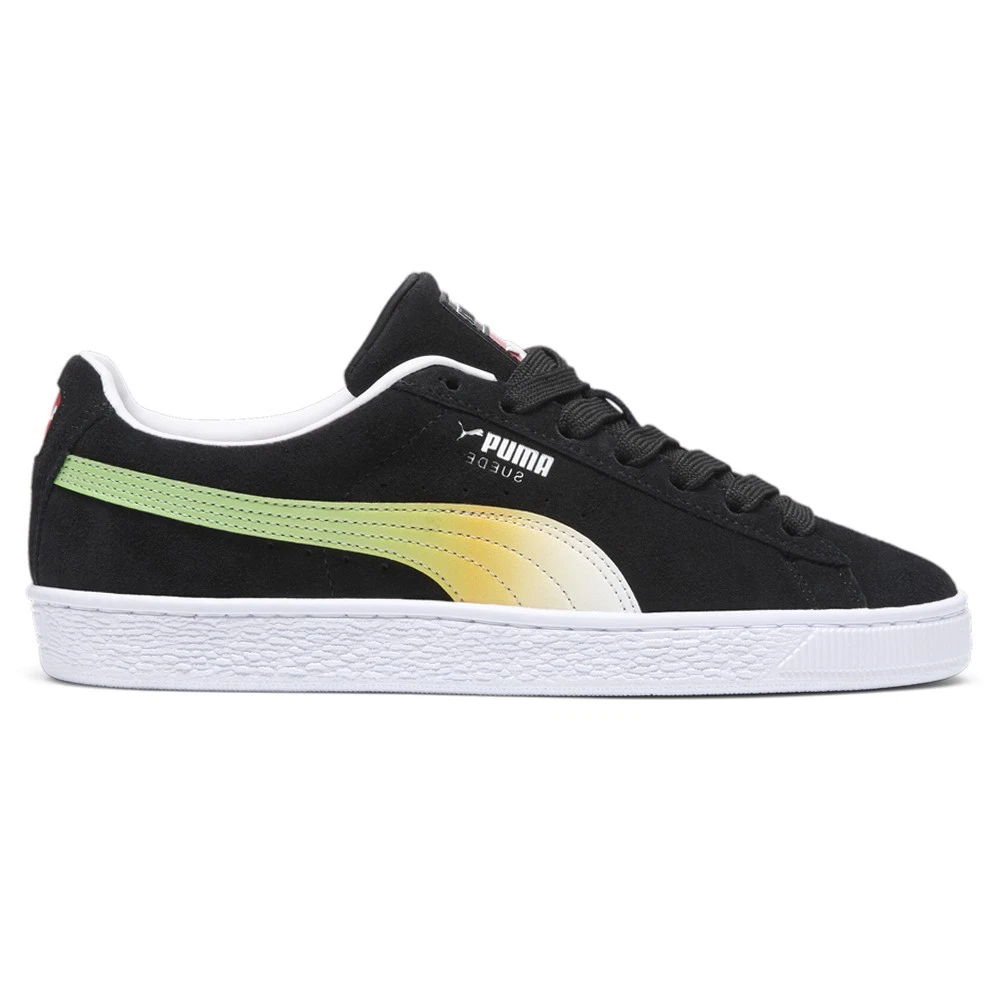 PUMA X 2K Suede Lace Up Mens Black Sneakers Casual Shoes 39784001