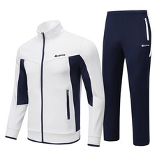 Men's Tracksuits Sweatsuits Set Sweat Track Suits for Men 2 Piece Warm Up Ful...