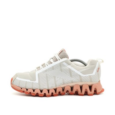 Reebok Damen Zig Kinetica 2.5 Schuh Beige Orange Mesh Atmungsaktiv Sneaker EU 40