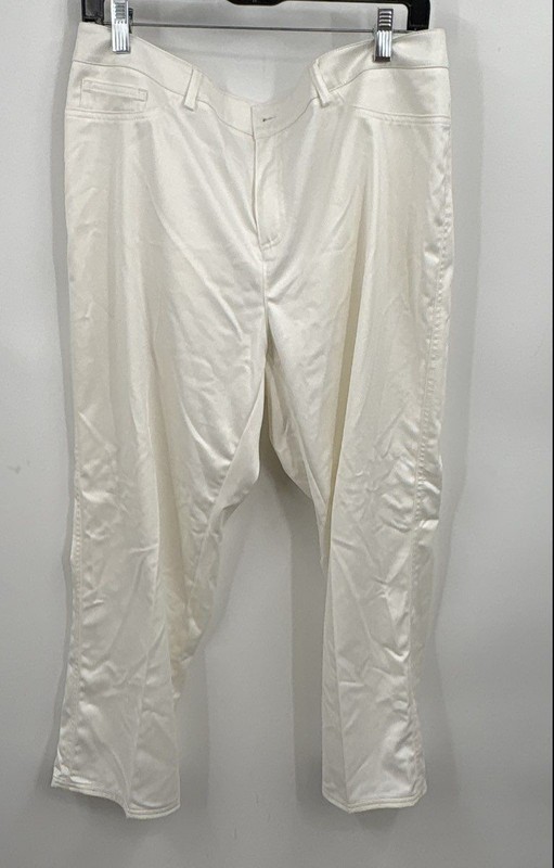NWT Peace Of Cloth Panticular Women's White Pockets Dress Pants Size 16