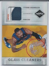2011-12 Limited TYSON CHANDLER GLASS CLEANERS 4 COLOR NY Knicks PRIME SP #/25