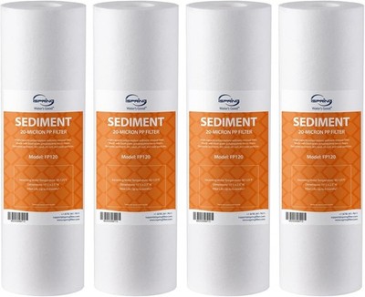 4 Pack iSpring Sediment Filter 20 Microns Model FP120 NEW