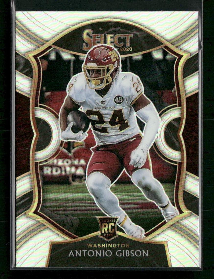 2020 Panini Select #72 Antonio Gibson Silver Prizm Washington Rookie