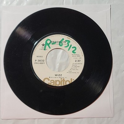 Wizz ~ Brooklyn/ Brooklyn ~ Capitol WL Promo 45 RPM Record