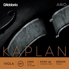 D'Addario Kaplan Amo Series Viola String Set 16 in., Medium