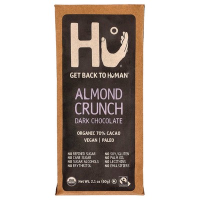 Dark Chocolate, Almond Crunch, 2.1 oz (60 g)
