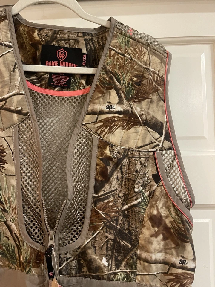 Women’s Game Winner Camo Hunting Vest With Pockets  - Image 2 of 2