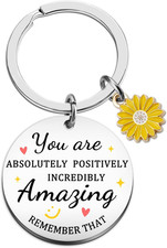 You Are Amazing Gifts for Women Inspirational Keychain for Women Teen Girls Teac