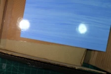 12 x 12 mixed stained glass sheets, wholesale box lot of 14 new old stock