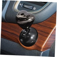 Love Heart Car Push Start Button Cover, Metal Car One-Button Starter Gunmetal