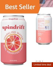 Lightly Carbonated Grapefruit Sparkling Water - 12 Fl Oz, Non-GMO & Kosher