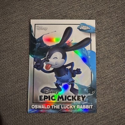2026 Topps Disney Chrome Neon: EM-5 EPIC MICKEY Oswald the Luck Rabbit