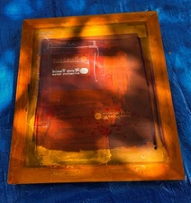 Vintage Silk Screen Printing Frame. Wood, , 21.75" X 18.75" Outside Measurement