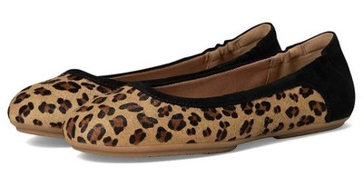 Dansko Madison LEATHER Ballet Flats Leopard Print women shoes  SIZE 37.5 US 7.5