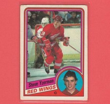 1984-85 OPC STEVE YZERMAN RC #67 ... Vintage Hockey Rookie Card. rookie card picture