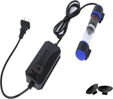 UV-C Aquarium Clean Light with Timer, Mini 3W 5W 7W 9W 11W Submersible Algae Cle