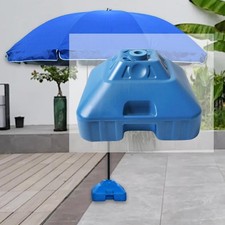 Pied de parasol de terrasse 30 L rempli d'eau pour la pêche au bord la