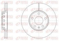 2X Remsa Bremsscheibe 6328.10 FüR Audi Seat Skoda Vw