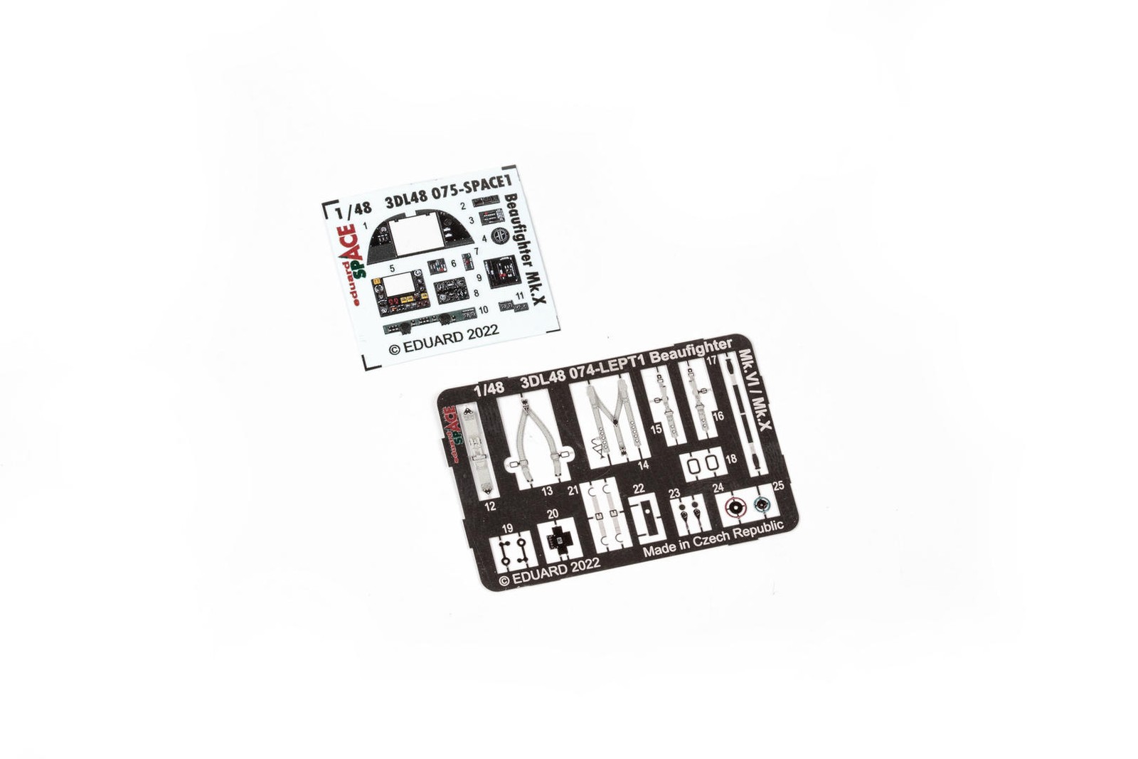 Eduard ED3DL48075 1:48 Bristol Beaufighter Mk.X SPACE set