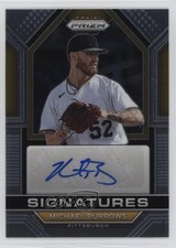 2023 Panini Prizm Signatures Michael Burrows #SIG-MB Auto 0rd2