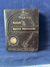 Vintage 1954 Kodak Master Photoguide Photography Pocket Book Spiral  Film Guide