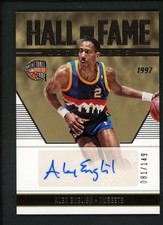 2022-23 Alex English 081/149 Auto Panini Chronicles Autographs Hall Of Fame