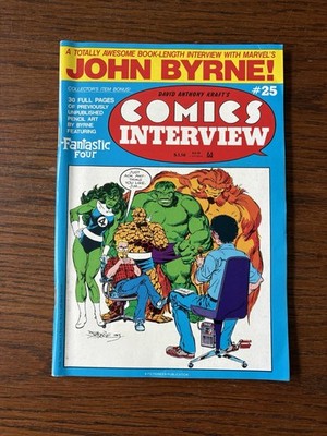 Comics Interview (1985) #25 John Byrne Alpha Flight FF Interview & Artwork F/VF