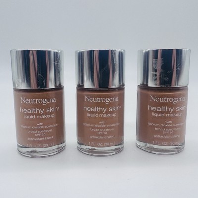 Neutrogena Healthy Skin Liquid Makeup Exp 2020 90 Warm Beige 1 Oz Each   ~ 3 Pcs