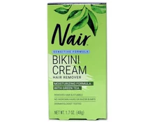 Nair Bikini Cream with Green Tea Sensitive Formula, 1.7 Ounce