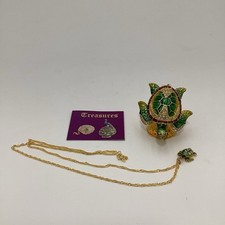 Tiny Treasures Jewel Covered Turtle With Tiny...