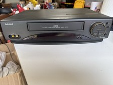 Admiral JSJ20418 4-Head VHS VCR Recorder Player Powers On