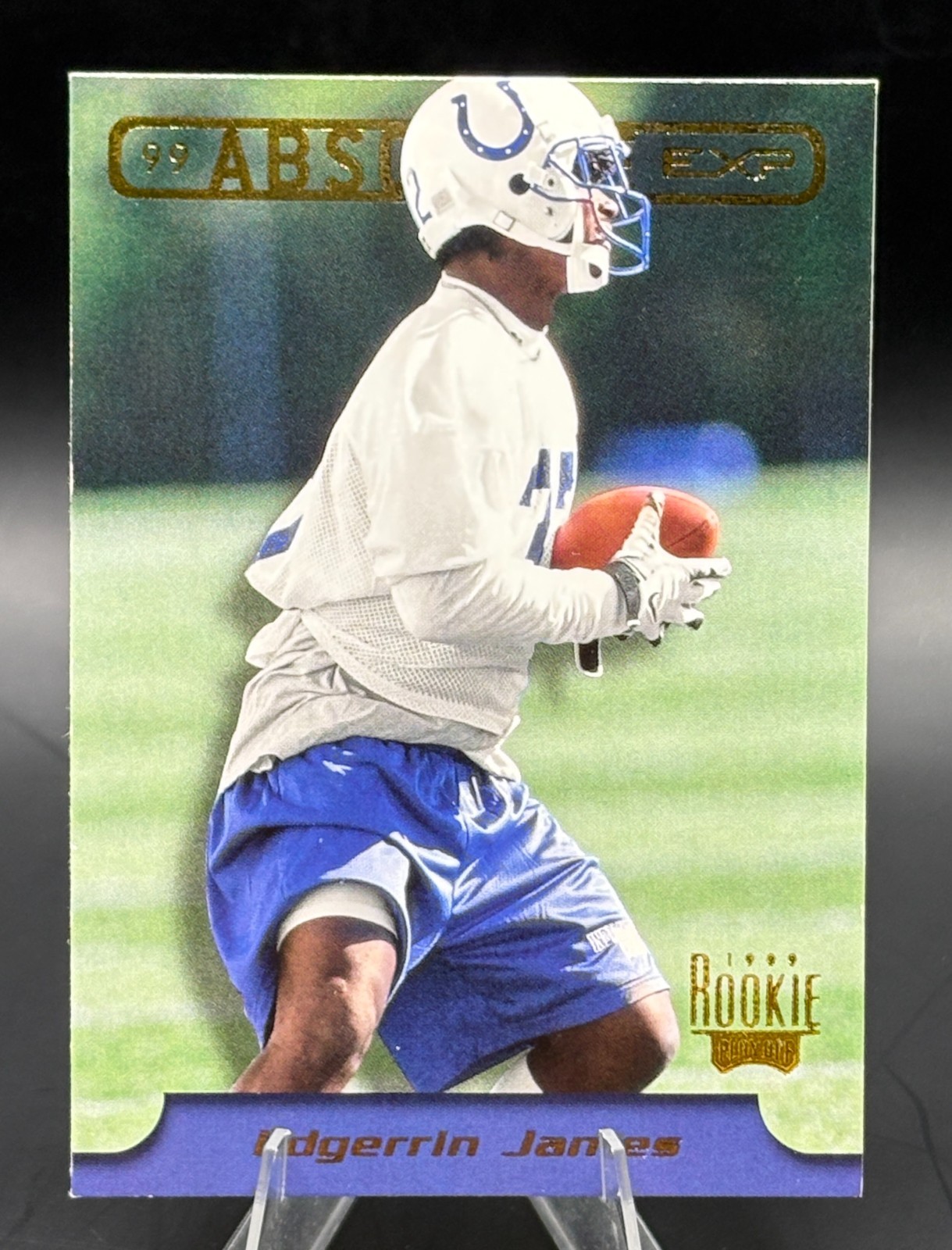 1999 Playoff Absolute EXP - Edgerrin James Rookie RC #4 Indianapolis Colts