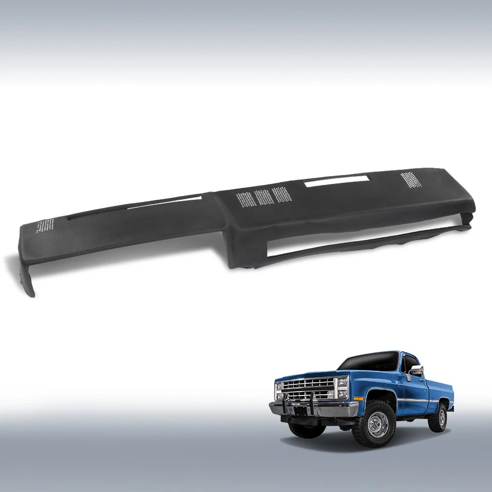 Black Molded Dash Cover Overlay Cap for 81-91 Chevy/GMC C/K/R/V Suburban US Foto 2 de 4
