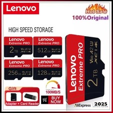 Lenovo Extreme PRO MicroSD Card V60 A2 U3 XC I 4K High Speed Storage
