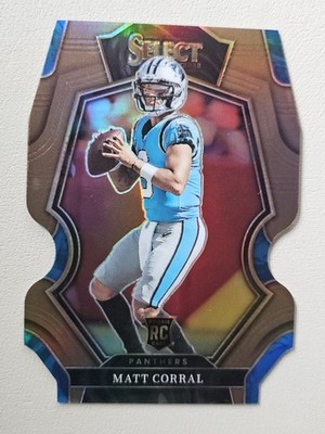 2022 Panini Select #115 Matt Corral Copper Prizm Die Cut #/99