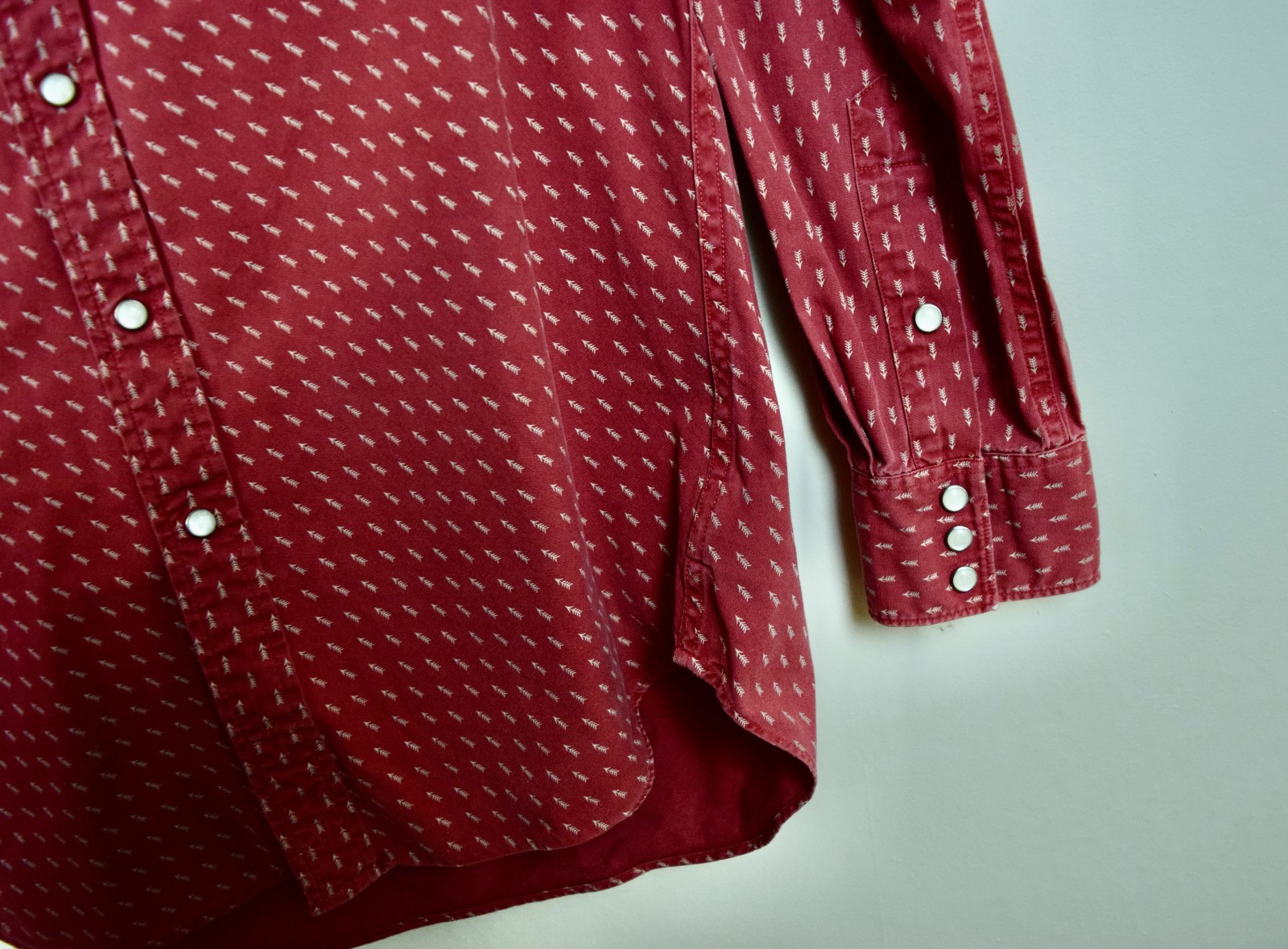 RRL Ralph Lauren Western Snap Shirt Men's Large L Vintage Rare image 4