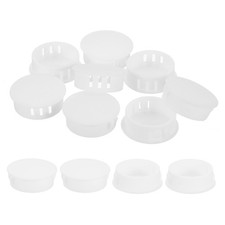 18Pcs 28mm 1-1/8" Flush Type Panel Round Snap in Fastener, White