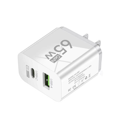 USB Gan Fast Charger PD 65W Quick Charge Type C Charger Adapter for Iphone Samsu
