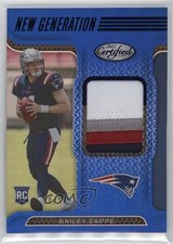 2022 Certified New Generation Jerseys Mirror Blue 8/99 Bailey Zappe #NGJ-BZ 13c1