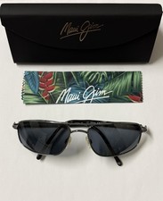 Maui Jim KAHUNA MJ-162-02 SILVER GRAY MARBLE 59  18-130 Made in Japan -Frame Only