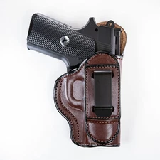 Maxx Carry IWB Leather Holster for Kimber Ultra Carry II, Brown Right-Hand